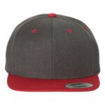 Dark Heather/Red