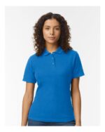 Custom Women’s Polo Shirts – Gildan Softstyle® 64800L Ring-Spun Cotton Polo