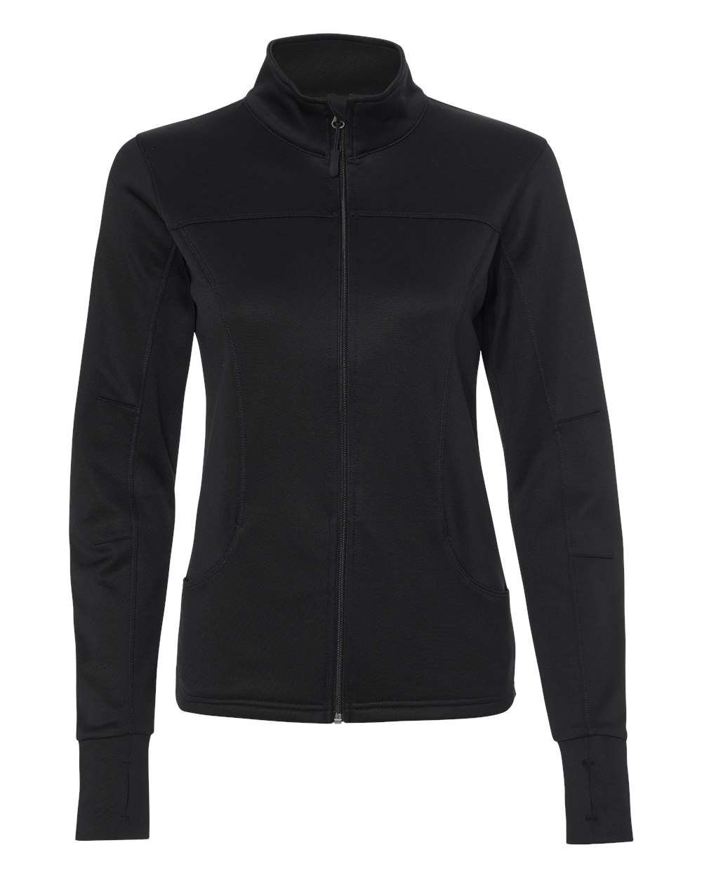 Custom Women’s Track Jacket – Poly-Tech Slim Fit Full-Zip EXP60PAZ - Image 3