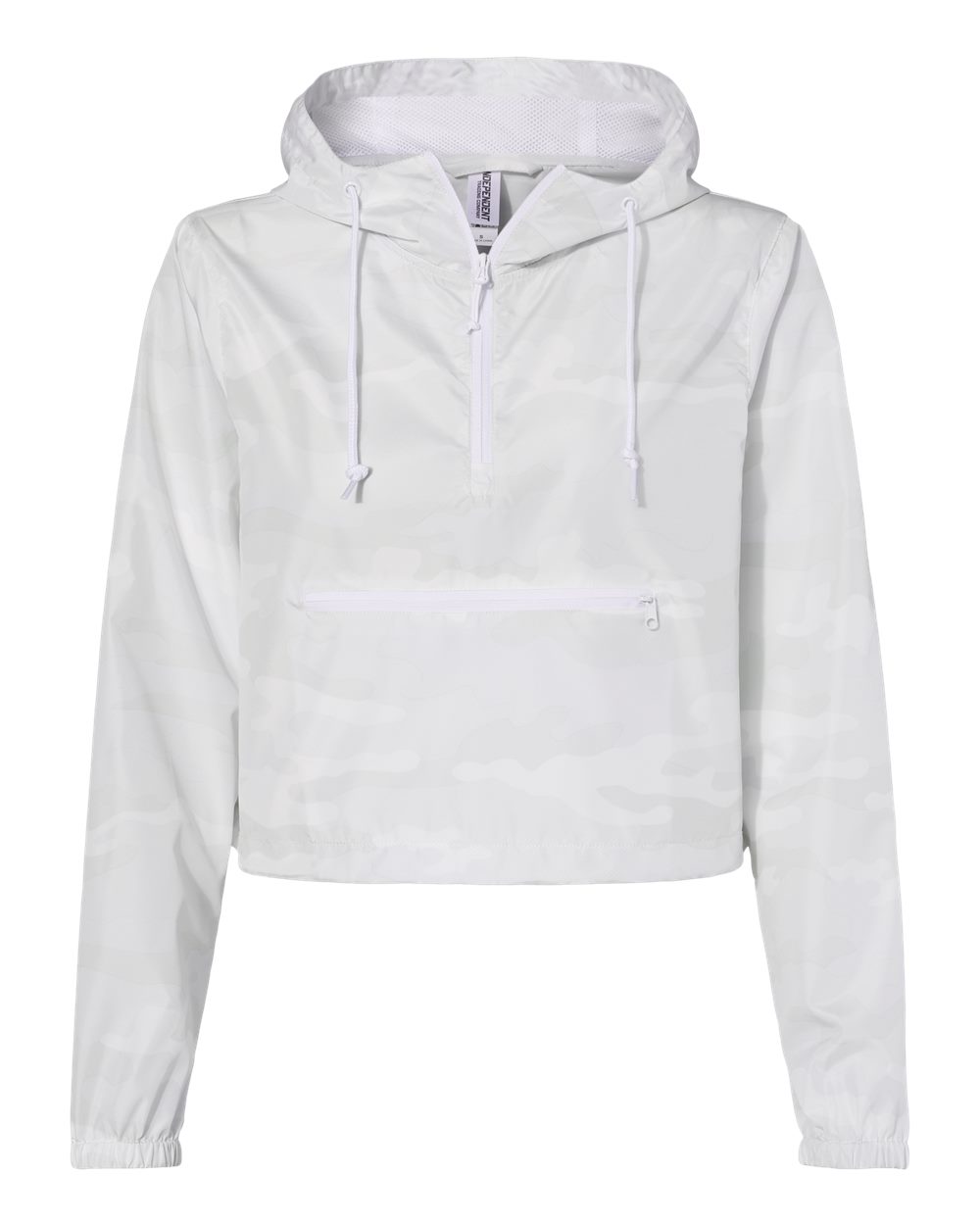Women's Lightweight Quarter-Zip Pullover Crop Windbreaker - Image 5