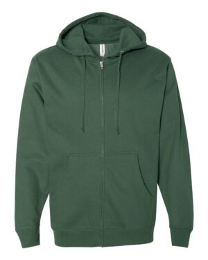 Custom Logo Zip Up Hoodie – Independent Trading Co. SS4500Z