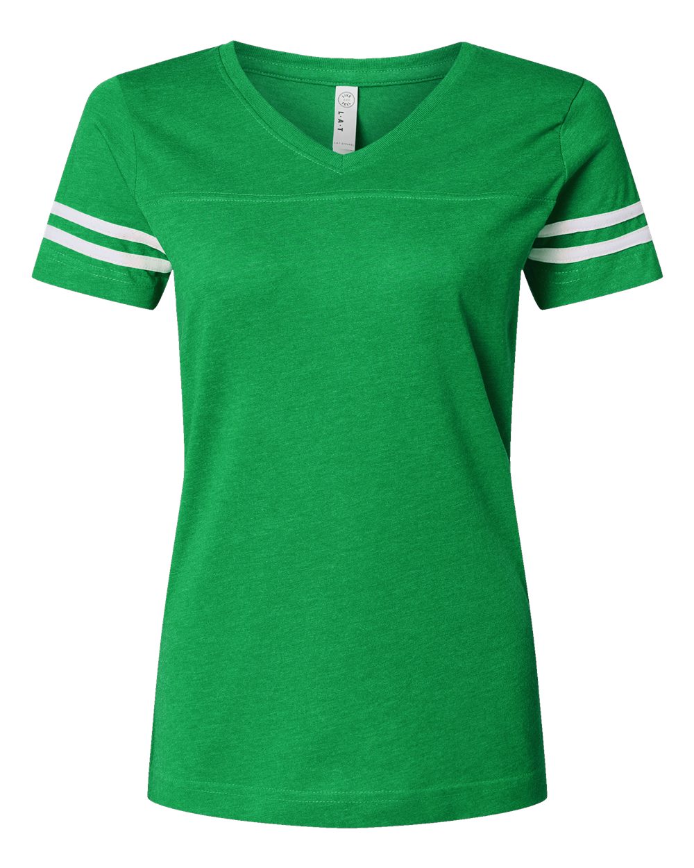 Custom Women’s Football Jersey Tee – V-Neck Fine Jersey for Team or Business Logo - Image 8