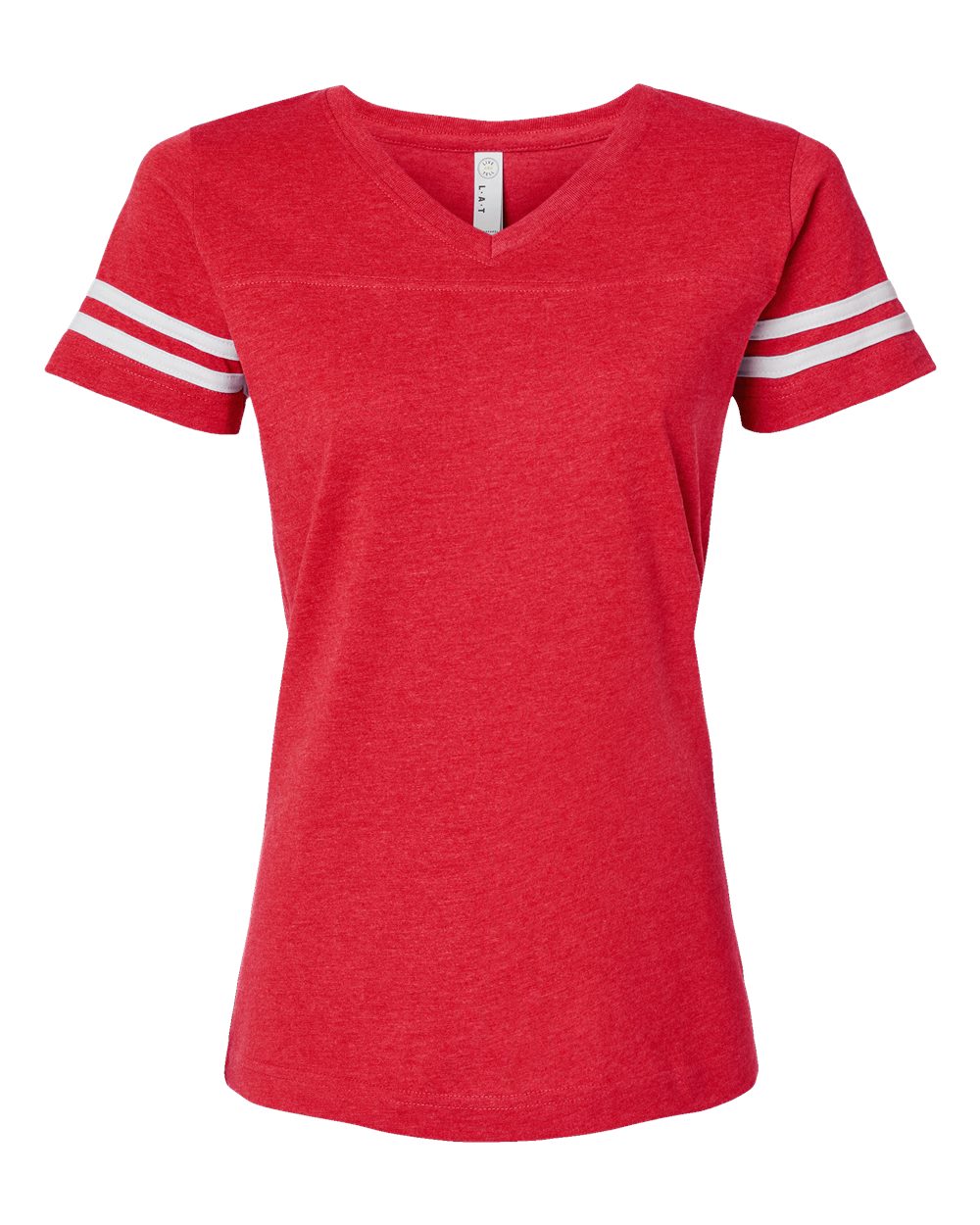 Custom Women’s Football Jersey Tee – V-Neck Fine Jersey for Team or Business Logo - Image 5