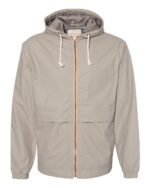 Custom Logo Rain Jacket – Vintage Waterproof Jacket with Hood